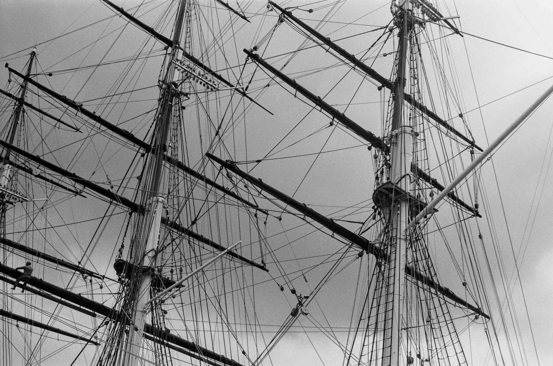 close up view of the head of the ship